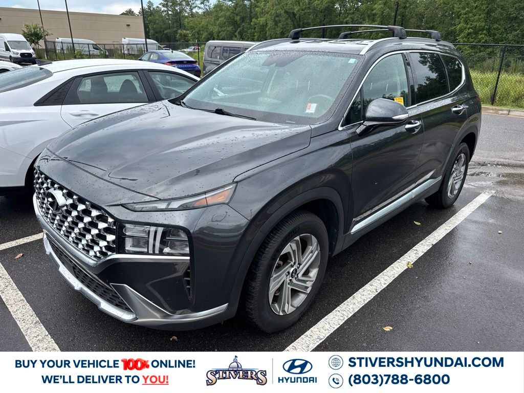 Portofino Gray 2022 Hyundai Santa Fe SUV / Crossover Front-Wheel Drive 8-Speed Automatic