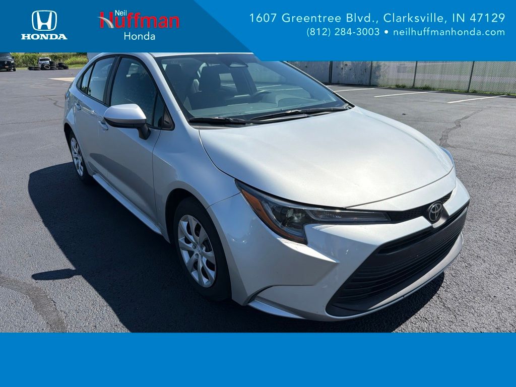 Classic Silver Metallic 2025 Toyota Corolla Sedan Front-Wheel Drive Continuously Variable Transmission