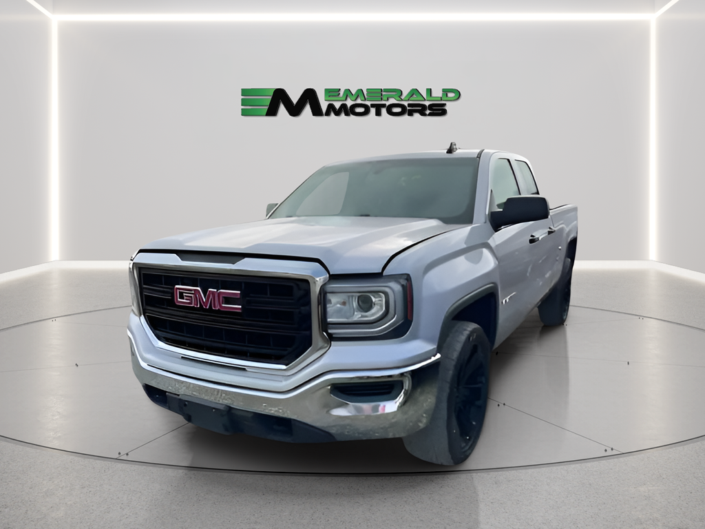 Silver 2018 GMC Sierra 1500 Pickup Truck Four-Wheel Drive 6-Speed Automatic Overdrive
