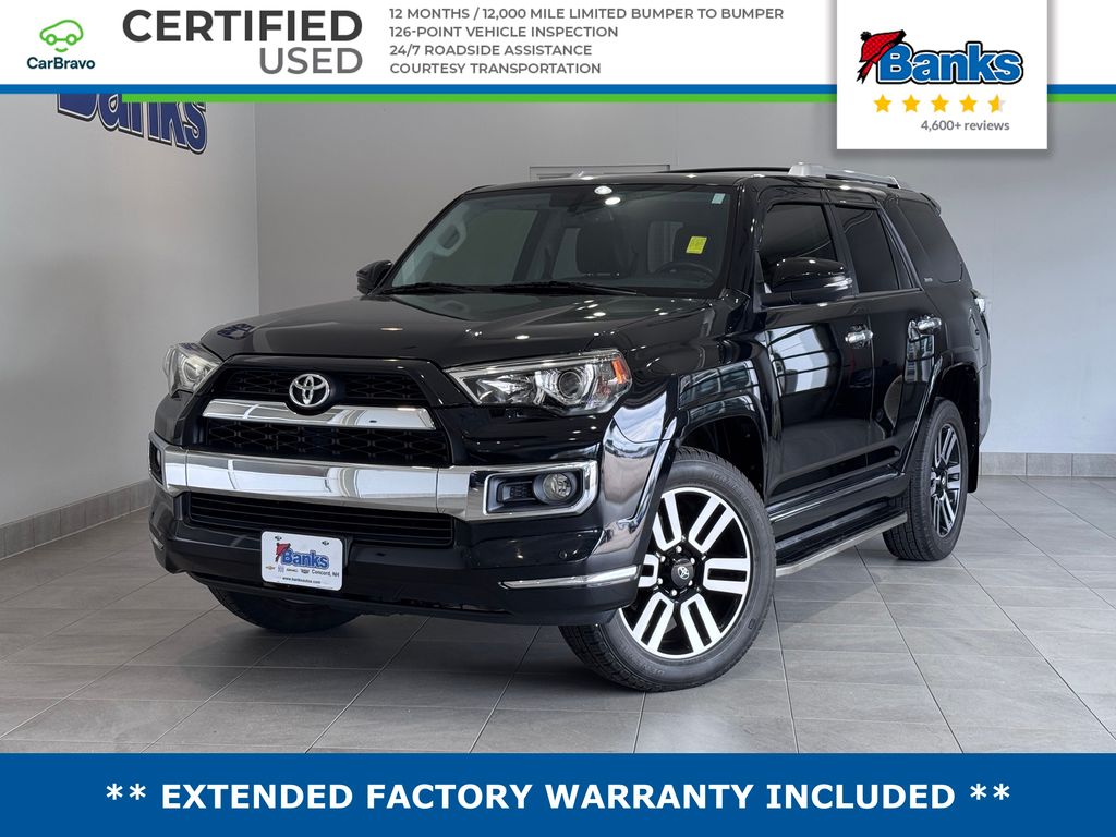 Midnight Black Metallic 2018 Toyota 4Runner Limited AWD SUV / Crossover All-Wheel Drive 5-Speed Automatic Overdrive