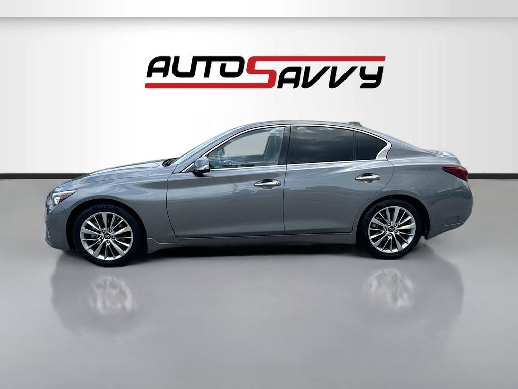 2023 INFINITI Q50 LUXE Gray at AutoSavvy Houston Northwest