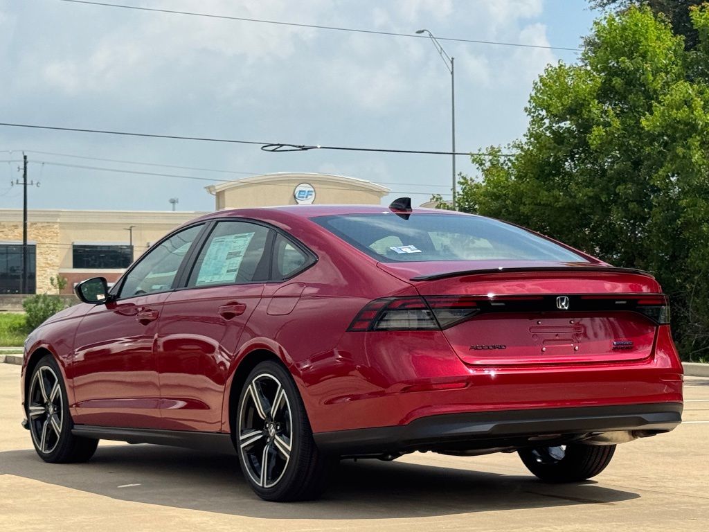 2026 Honda Accord Hybrid Sport Red at Community Honda