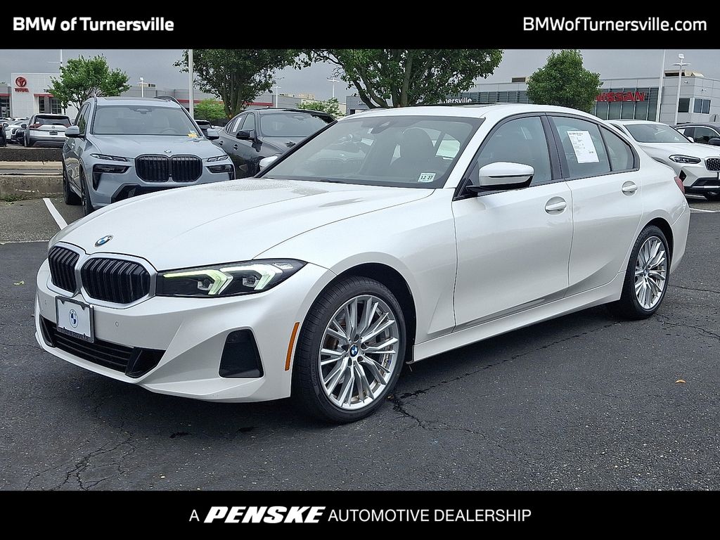 White Metallic 2023 BMW 3 Series Sedan All-Wheel Drive 8-Speed Automatic