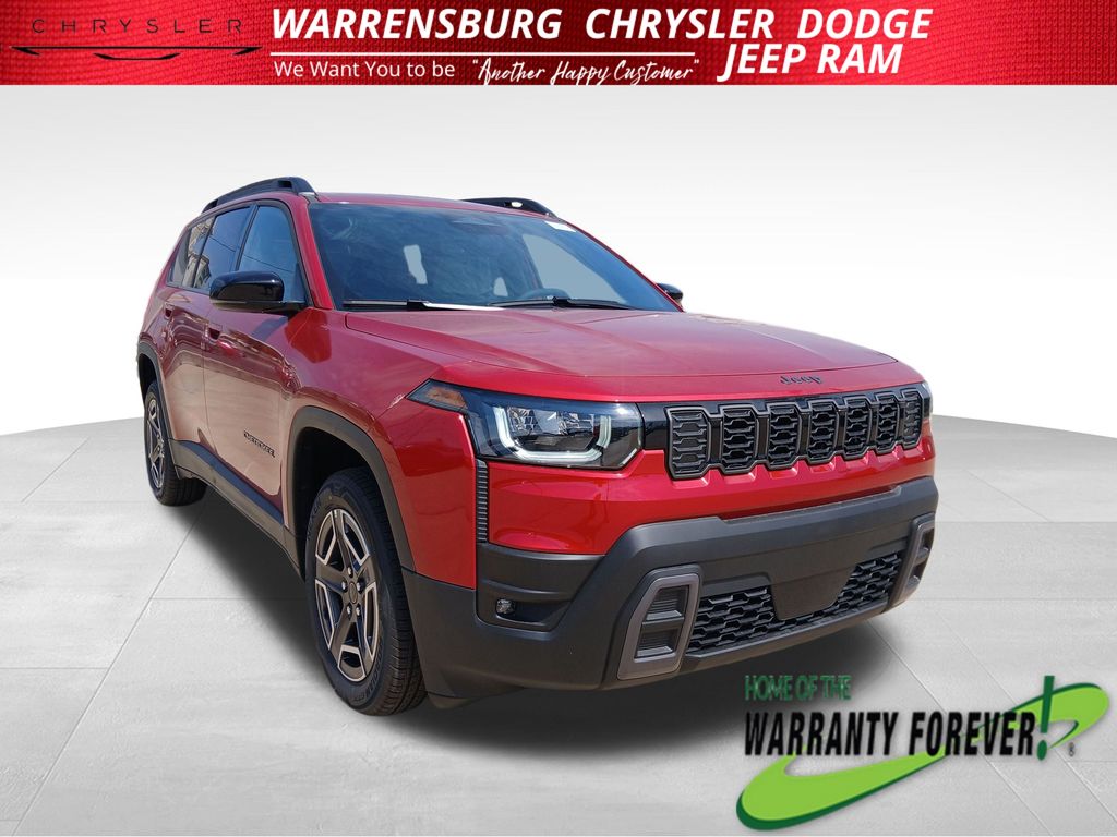 Red Hot Pearlcoat 2026 Jeep Cherokee SUV / Crossover Four-Wheel Drive Continuously Variable Transmission