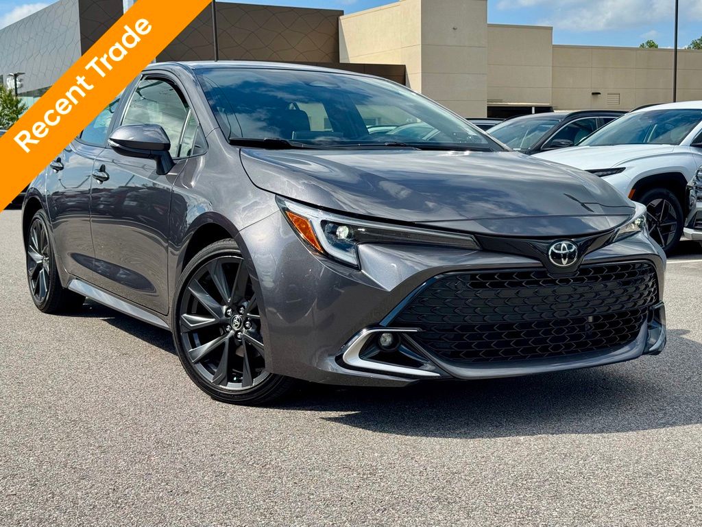 Magnetic Gray Metallic 2024 Toyota Corolla Hatchback Hatchback Front-Wheel Drive Continuously Variable Transmission