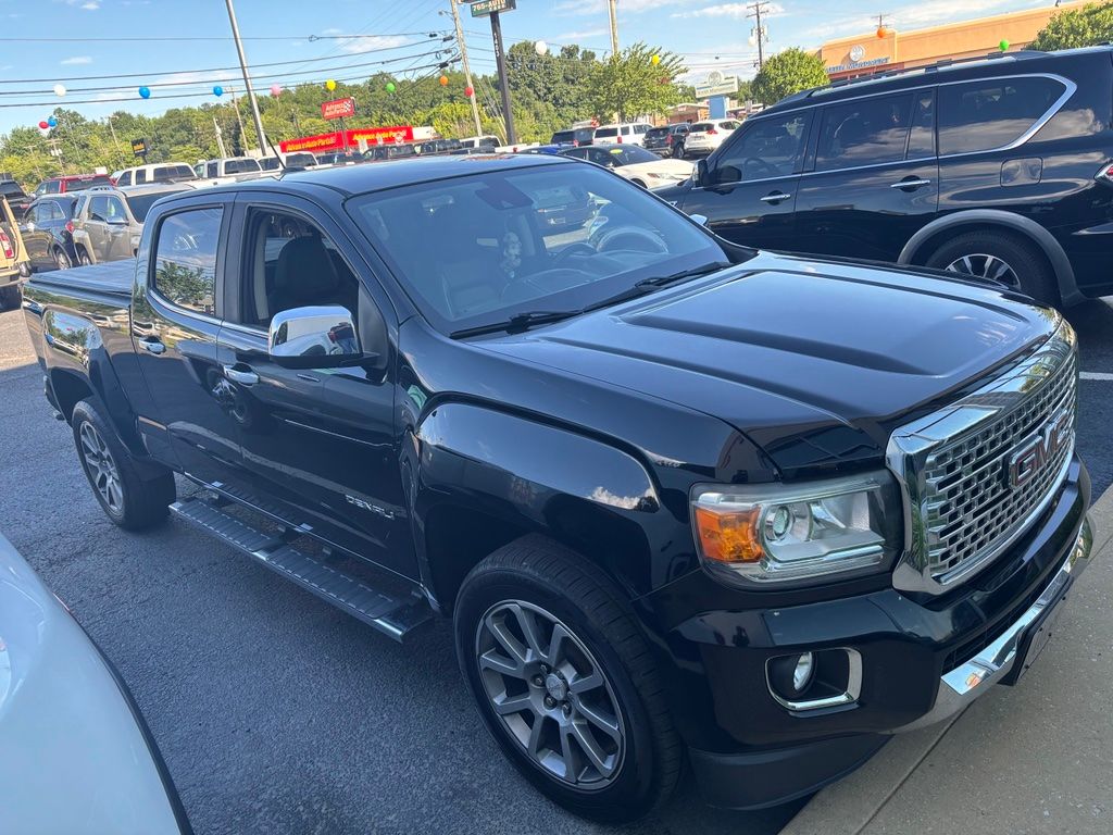 Onyx Black 2018 GMC Canyon Pickup Truck Four-Wheel Drive 8-Speed Automatic