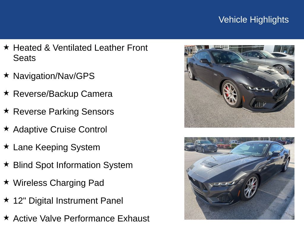 2024 Ford Mustang GT Premium Fastback