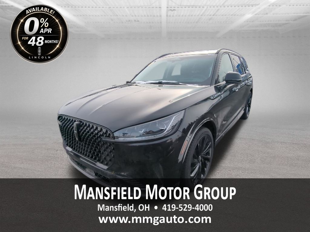 Black Metallic 2025 Lincoln Aviator SUV / Crossover All-Wheel Drive Automatic