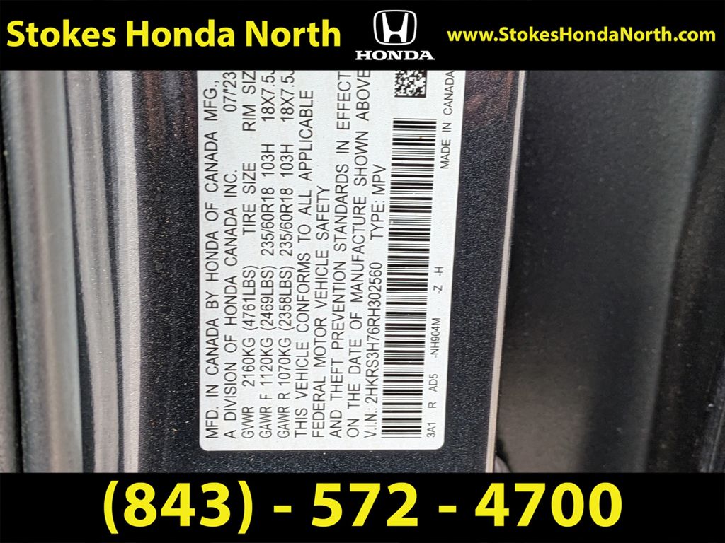 2024 Honda CR-V EX-L  at Stokes Honda North