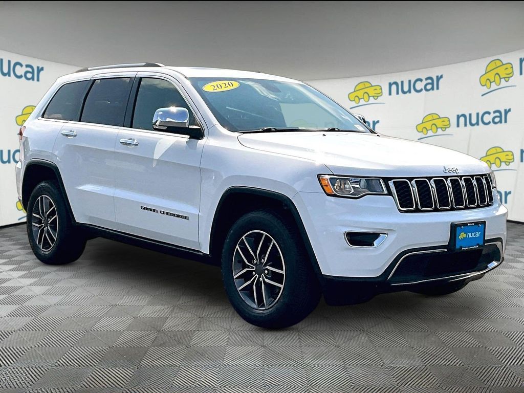 Bright White Clearcoat 2020 Jeep Grand Cherokee SUV / Crossover Four-Wheel Drive 8-Speed Automatic