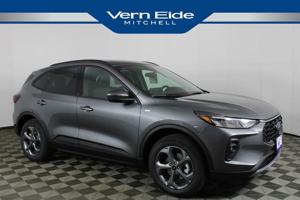 Carbonized Gray Metallic 2026 Ford Escape Hybrid ST-Line Select AWD SUV / Crossover All-Wheel Drive Continuously Variable Transmission