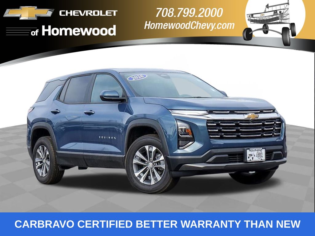 Lakeshore Blue Metallic 2026 Chevrolet Equinox SUV / Crossover Front-Wheel Drive Continuously Variable Transmission