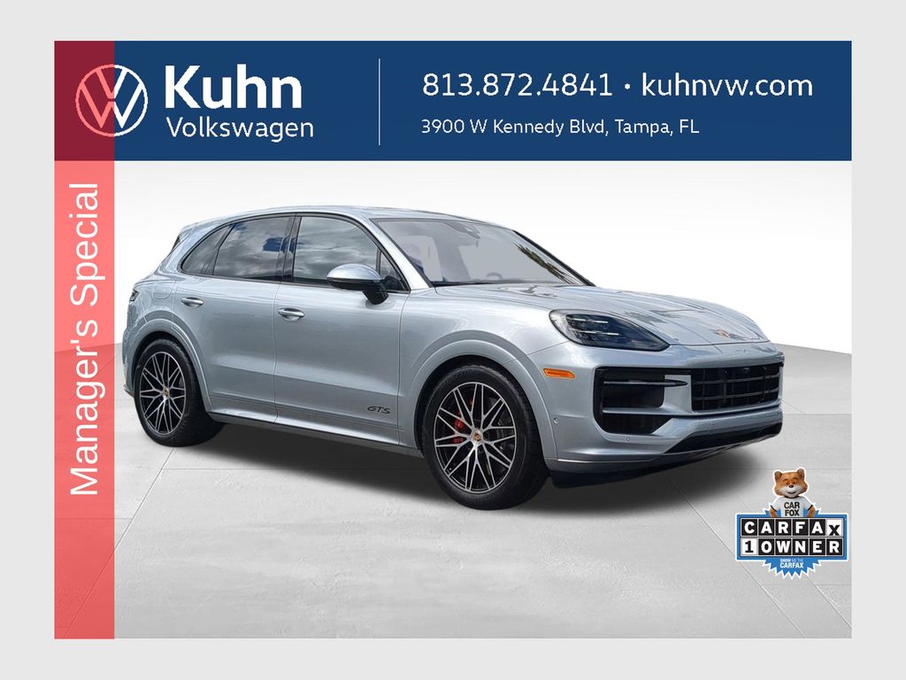 Dolomite Silver Metallic 2025 Porsche Cayenne SUV / Crossover All-Wheel Drive 8-Speed Automatic