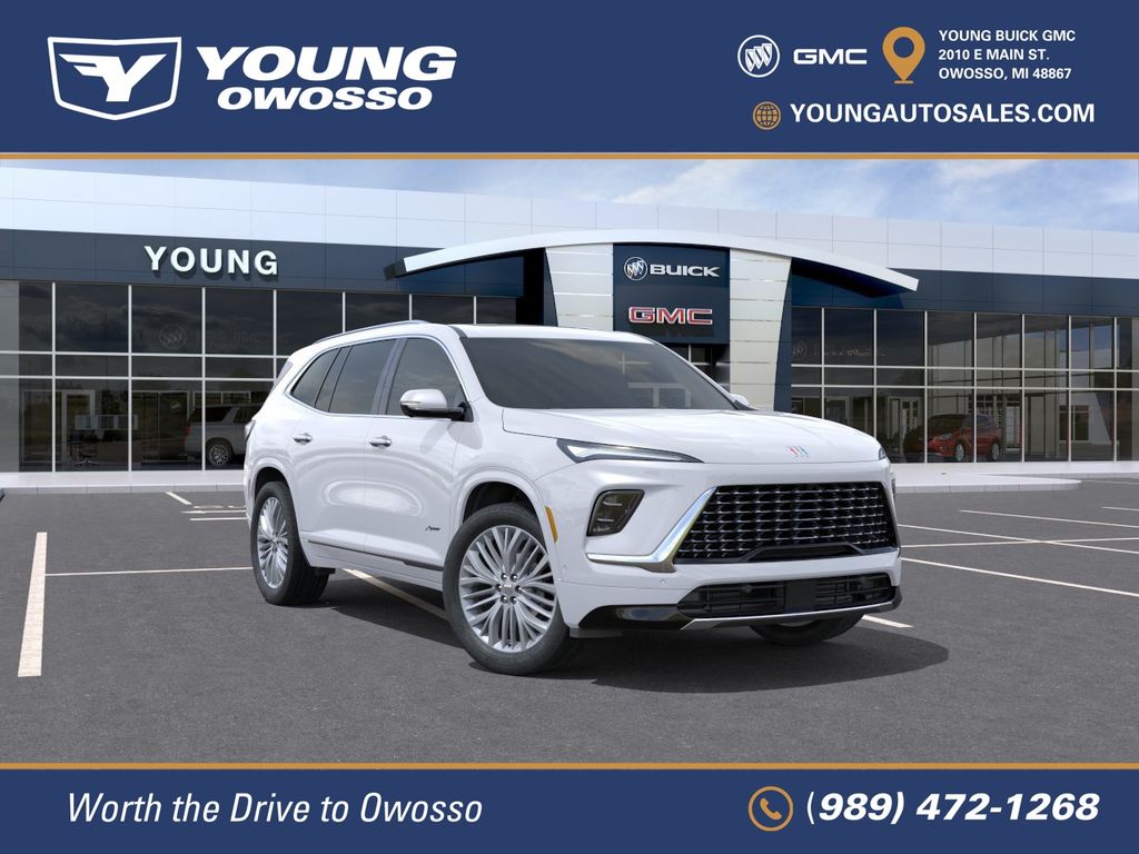 Iridescent White Tricoat 2027 Buick Enclave SUV / Crossover Four-Wheel Drive 8-Speed Automatic