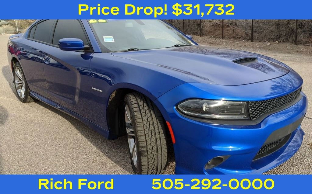 Indigo Blue 2022 Dodge Charger R/T RWD Sedan Rear-Wheel Drive 8-Speed Automatic