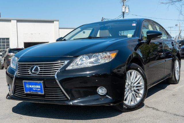 Black (Obsidian) 2014 Lexus ES 350 FWD Sedan Front-Wheel Drive 6-Speed Automatic