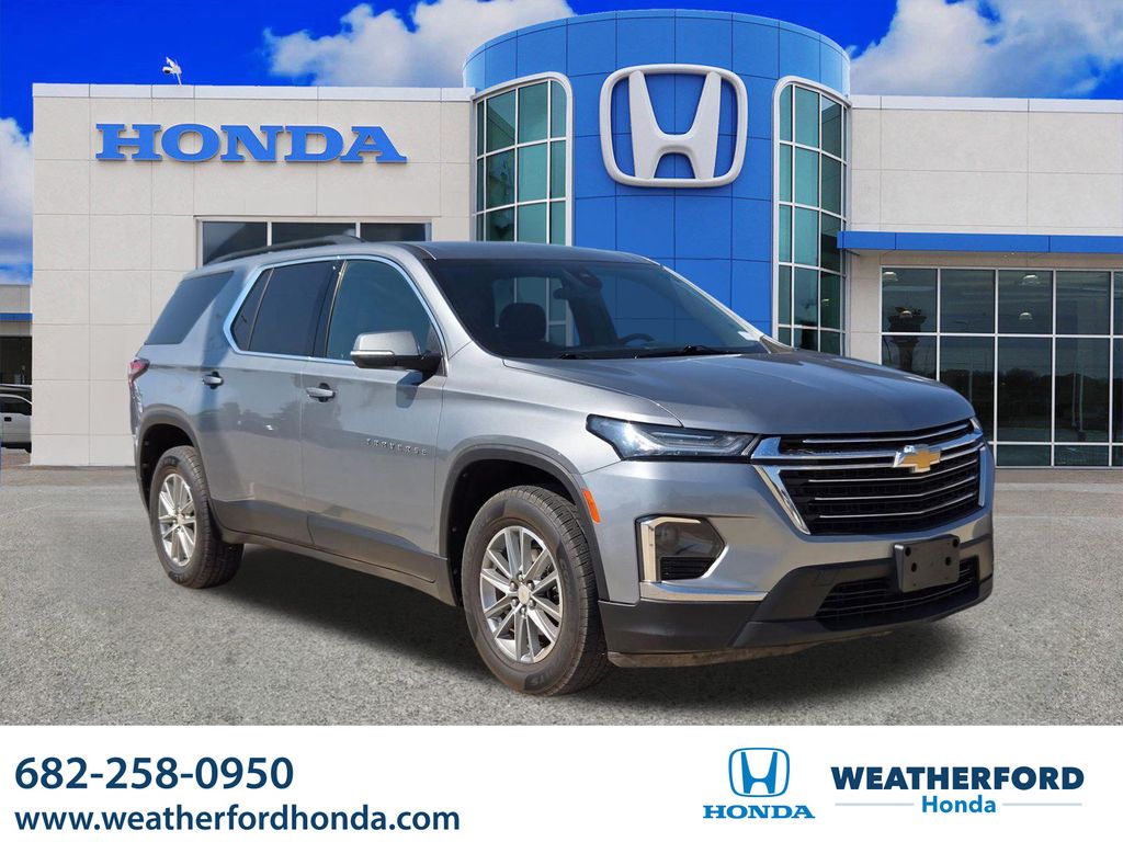 Sterling Gray Metallic 2023 Chevrolet Traverse SUV / Crossover Four-Wheel Drive 9-Speed Automatic