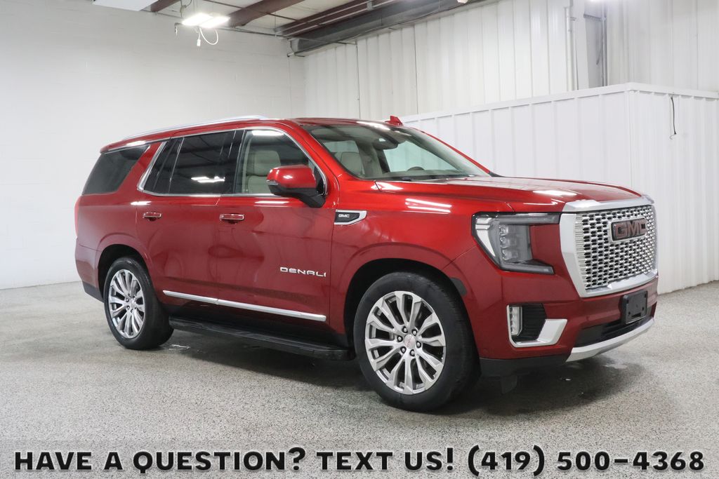 Volcanic Red Tintcoat 2023 GMC Yukon Denali 4WD SUV / Crossover Four-Wheel Drive