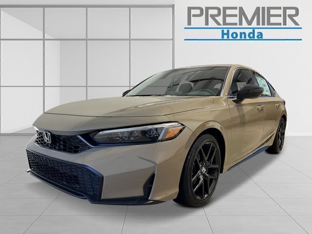 Sand Dune Pearl 2026 Honda Civic Hatchback Hatchback Front-Wheel Drive Continuously Variable Transmission