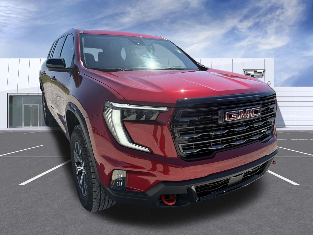 Volcanic Red Tintcoat 2024 GMC Acadia AT4 AWD SUV / Crossover Four-Wheel Drive 8-Speed Automatic