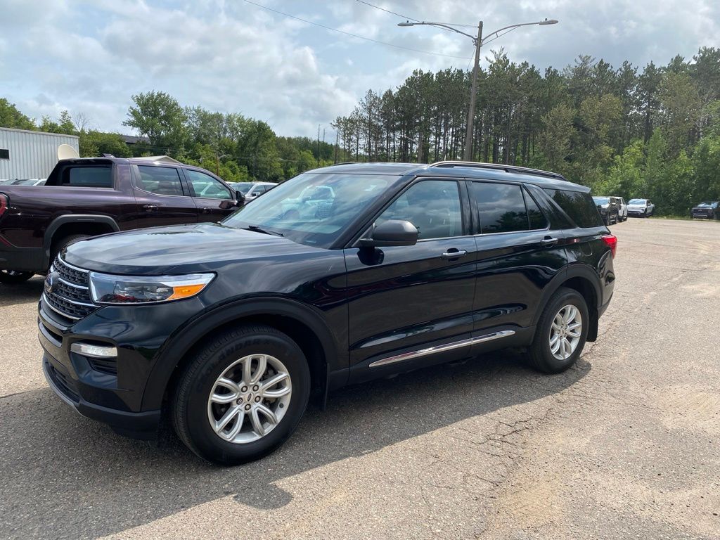 Agate Black Metallic 2023 Ford Explorer SUV / Crossover All-Wheel Drive Automatic