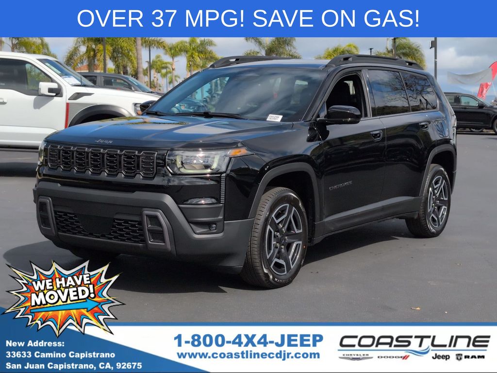 Diamond Black Crystal Pearlcoat 2026 Jeep Cherokee Limited 4WD SUV / Crossover Four-Wheel Drive Continuously Variable Transmission