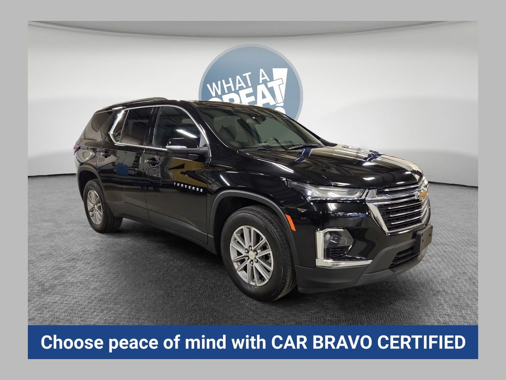 Mosaic Black Metallic 2023 Chevrolet Traverse LT Leather AWD SUV / Crossover Four-Wheel Drive 9-Speed Automatic