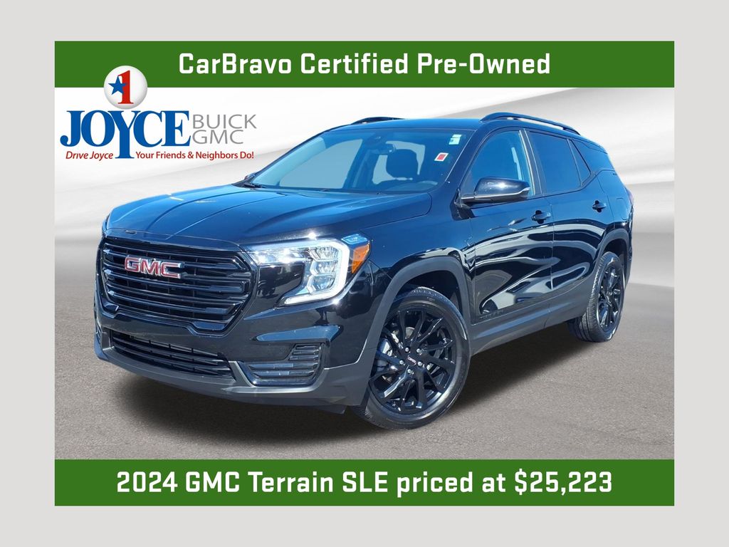 Black (Ebony Twilight Metallic) 2024 GMC Terrain SUV / Crossover Front-Wheel Drive 9-Speed Automatic