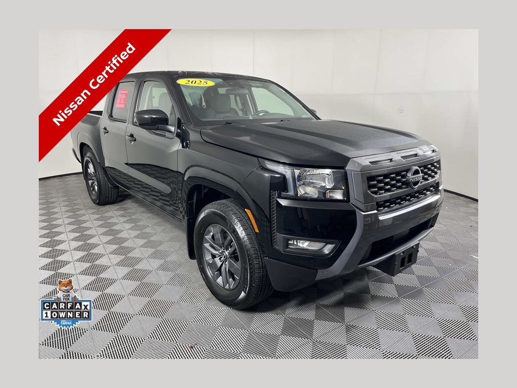 Super Black 2025 Nissan Frontier Pickup Truck 4X2 9-Speed Automatic Overdrive