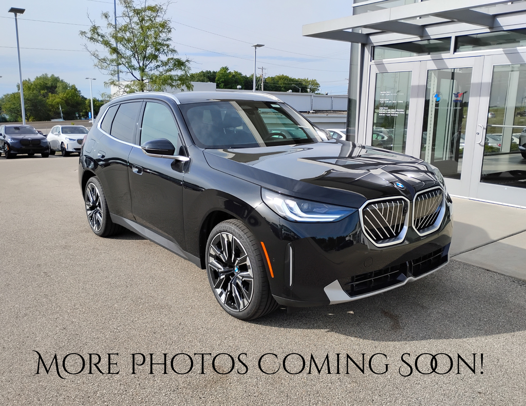 Black Sapphire Metallic 2025 BMW X3 SUV / Crossover All-Wheel Drive 8-Speed Automatic