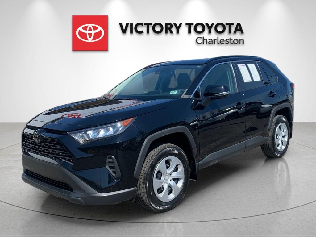 Midnight Black Metallic 2021 Toyota RAV4 LE AWD SUV / Crossover All-Wheel Drive 8-Speed Automatic