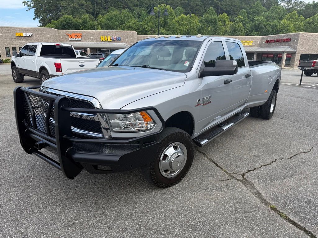 Bright Silver Clearcoat Metallic 2017 RAM 3500 Pickup Truck Four-Wheel Drive 6-Speed Automatic