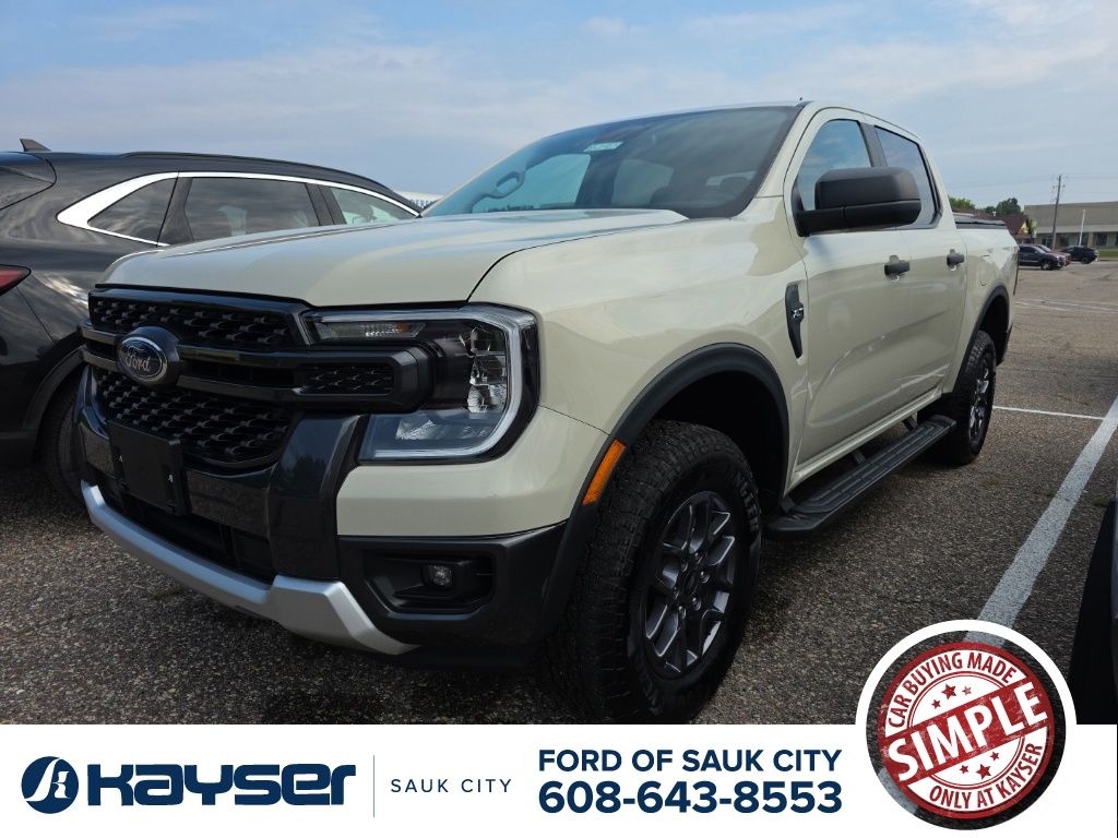 Desert Sand 2025 Ford Ranger Pickup Truck Four-Wheel Drive Automatic