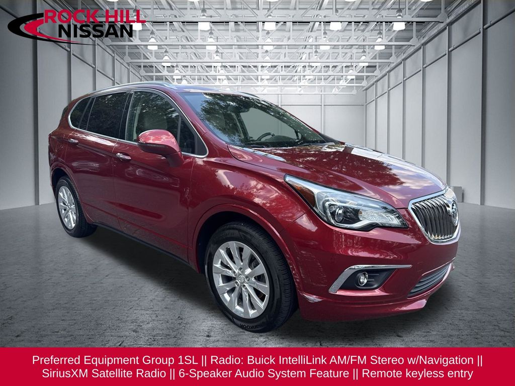 Chili Red Metallic 2017 Buick Envision SUV / Crossover Front-Wheel Drive 6-Speed Automatic