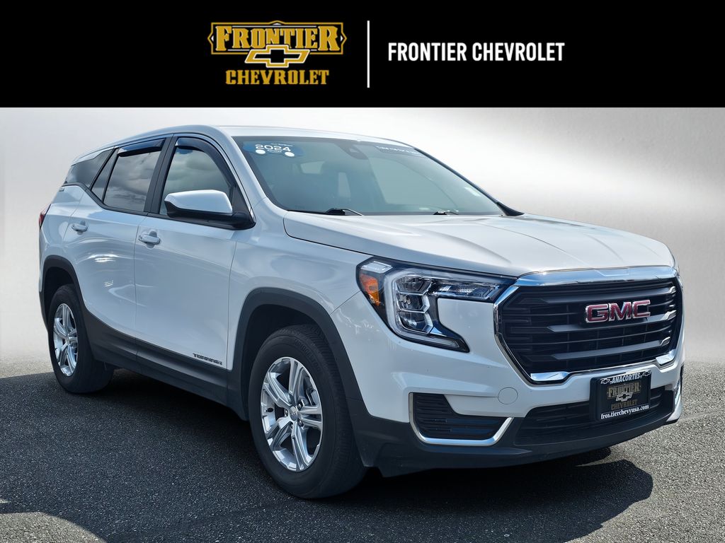 Summit White 2024 GMC Terrain SUV / Crossover All-Wheel Drive 9-Speed Automatic