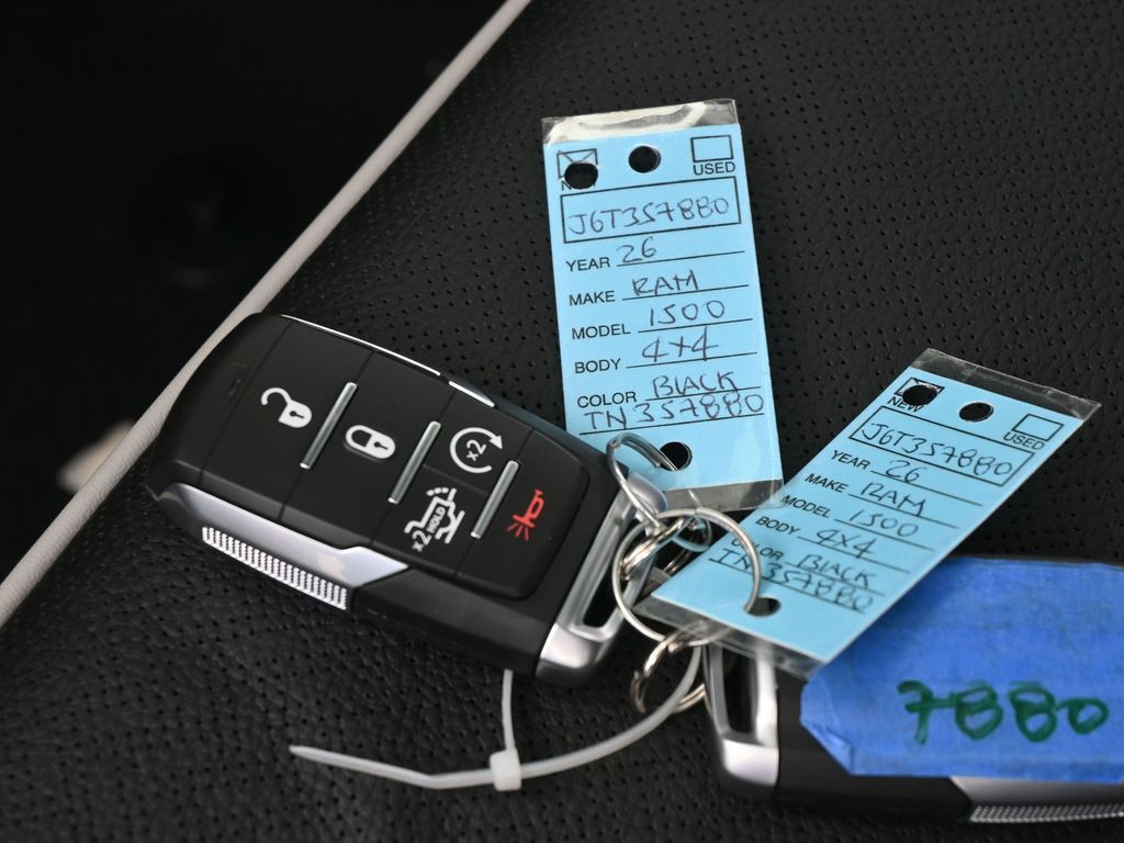 New 2026 Diamond Black Crystal Pearlcoat Ram Laramie image 19