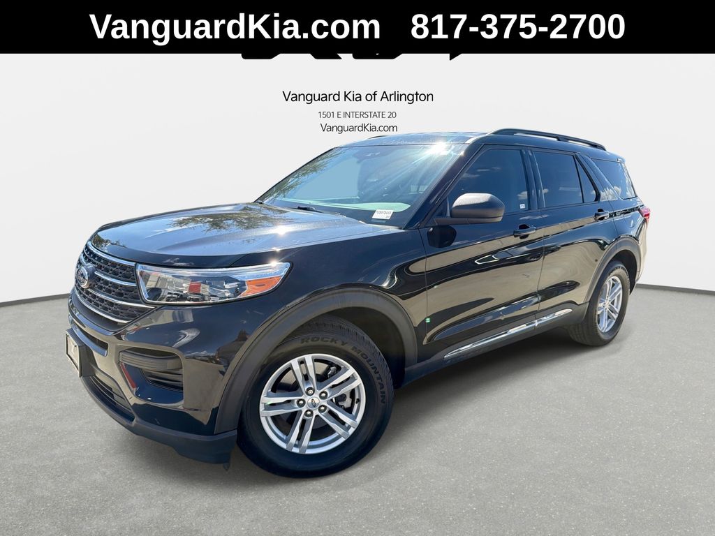 Black Metallic 2023 Ford Explorer SUV / Crossover Rear-Wheel Drive Automatic