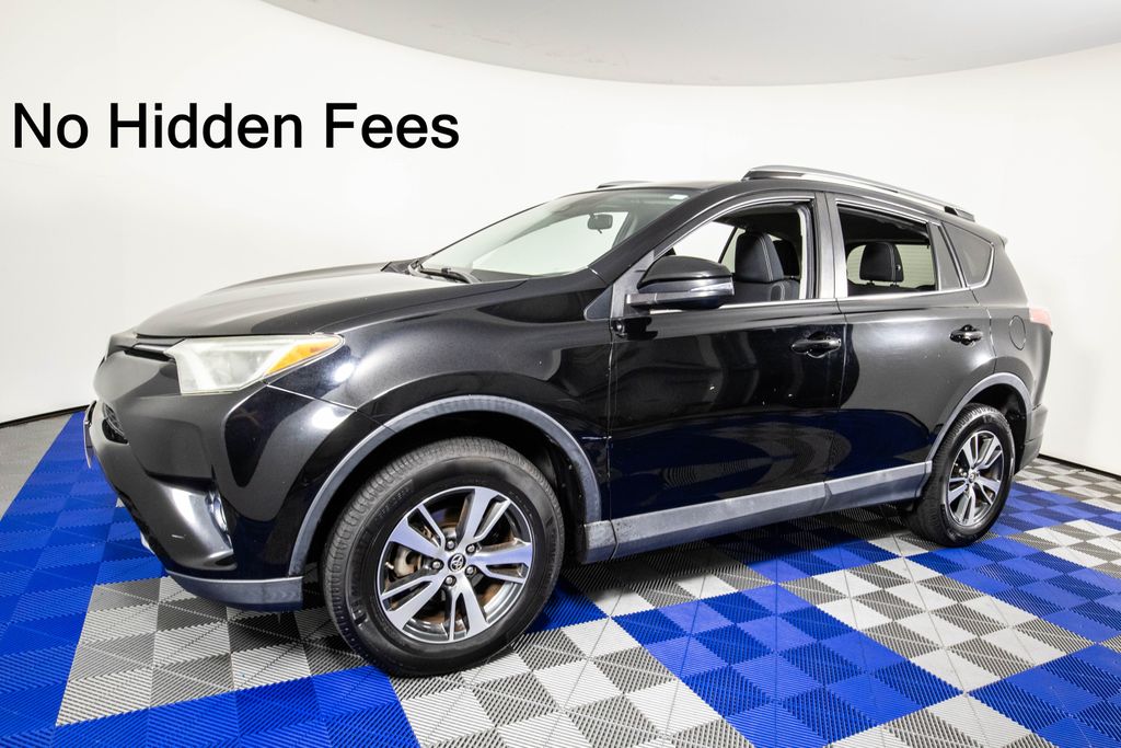 Black 2018 Toyota RAV4 SUV / Crossover Front-Wheel Drive 6-Speed Automatic
