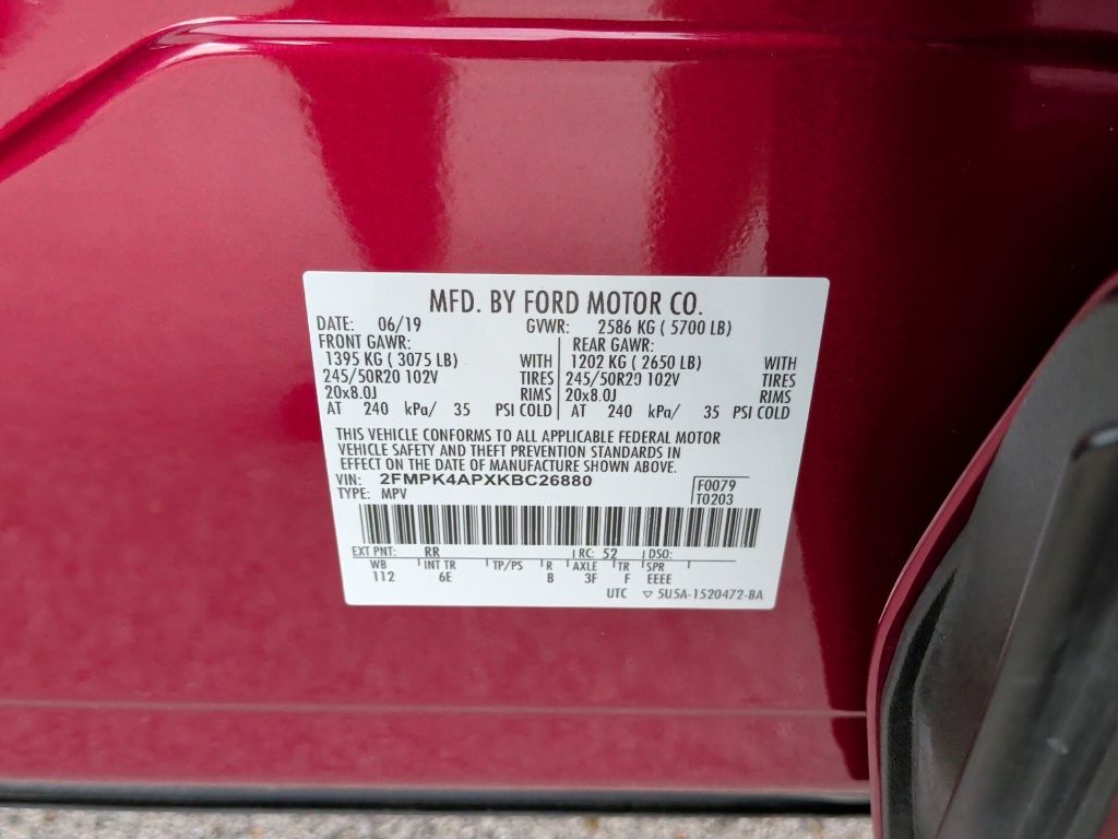 2019 Ford Edge ST Red at Cook Ford