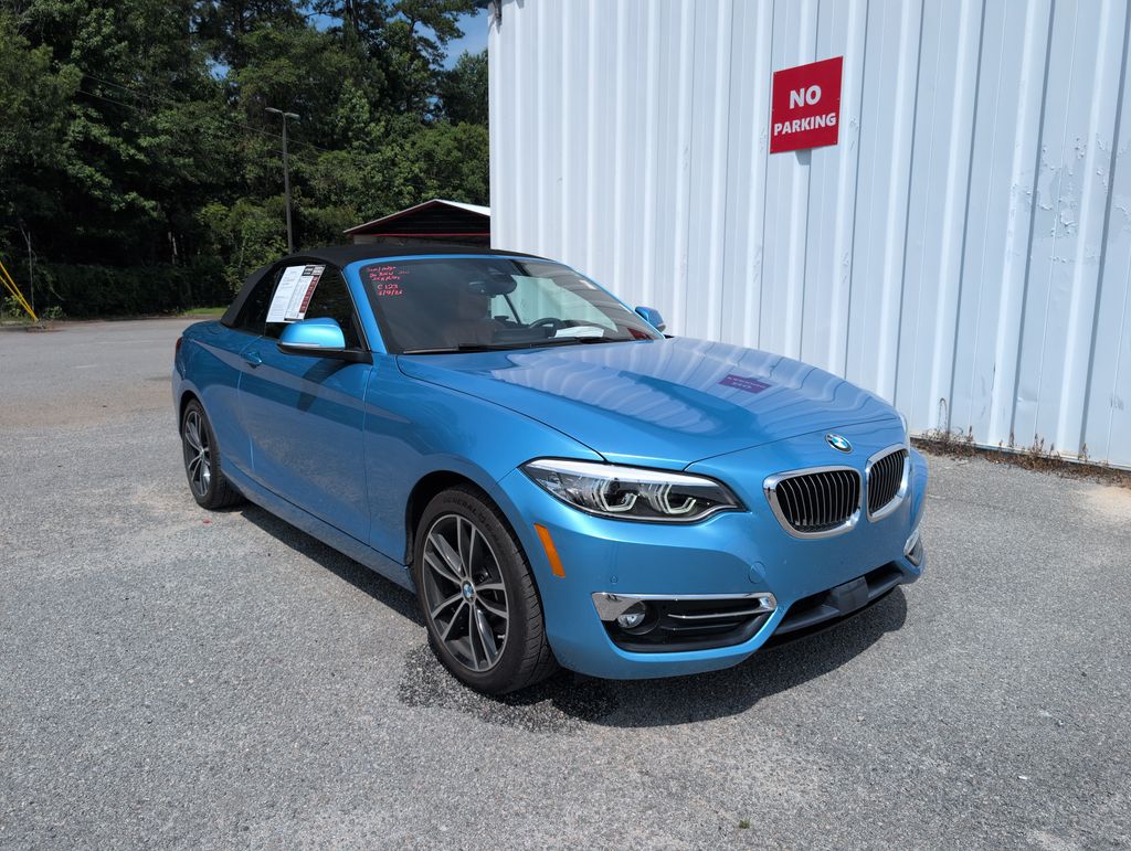 Seaside Blue Metallic 2020 BMW 2 Series 230i Convertible RWD Convertible Rear-Wheel Drive 8-Speed Automatic