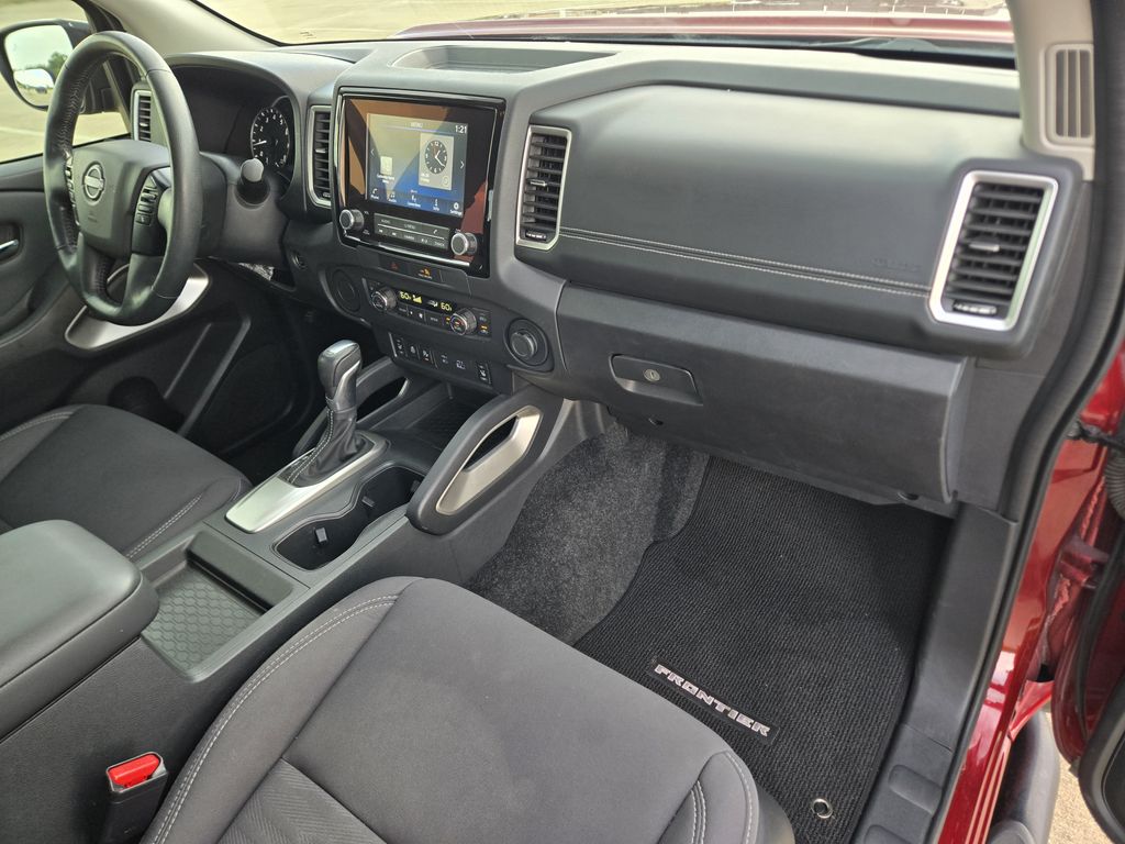 2023 Nissan Frontier SV Red at Central Houston Nissan