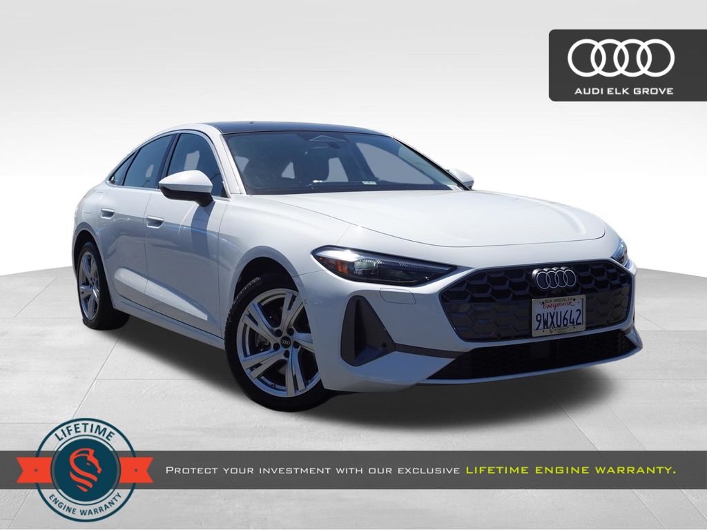 Glacier White Metallic 2025 Audi A5 quattro Premium Sedan Sedan All-Wheel Drive 7-Speed Automatic