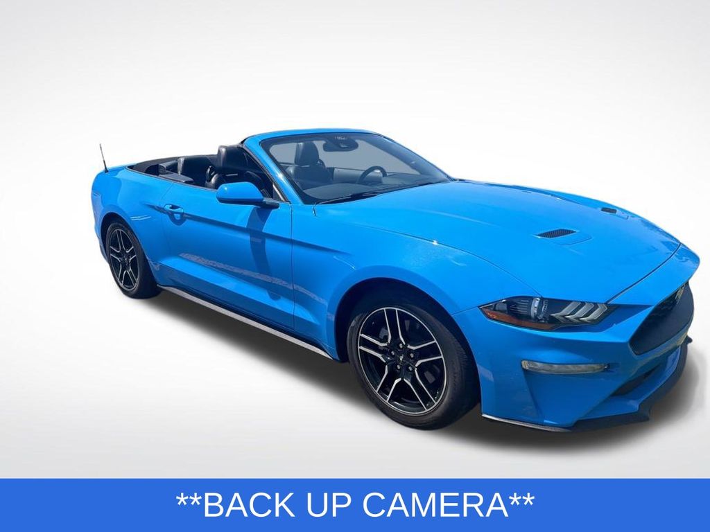 2023 Blue Ford Mustang EcoBoost Premium RWD Convertible