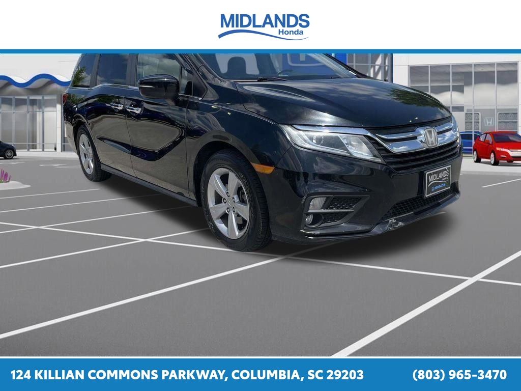 Crystal Black Pearl 2019 Honda Odyssey EX-L FWD Minivan Front-Wheel Drive 9-Speed Automatic