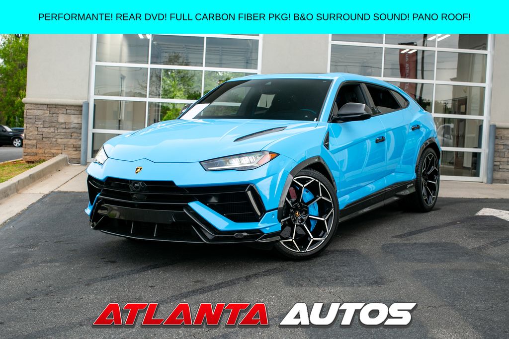 Blue 2023 Lamborghini Urus Performante AWD SUV / Crossover All-Wheel Drive 8-Speed Automatic