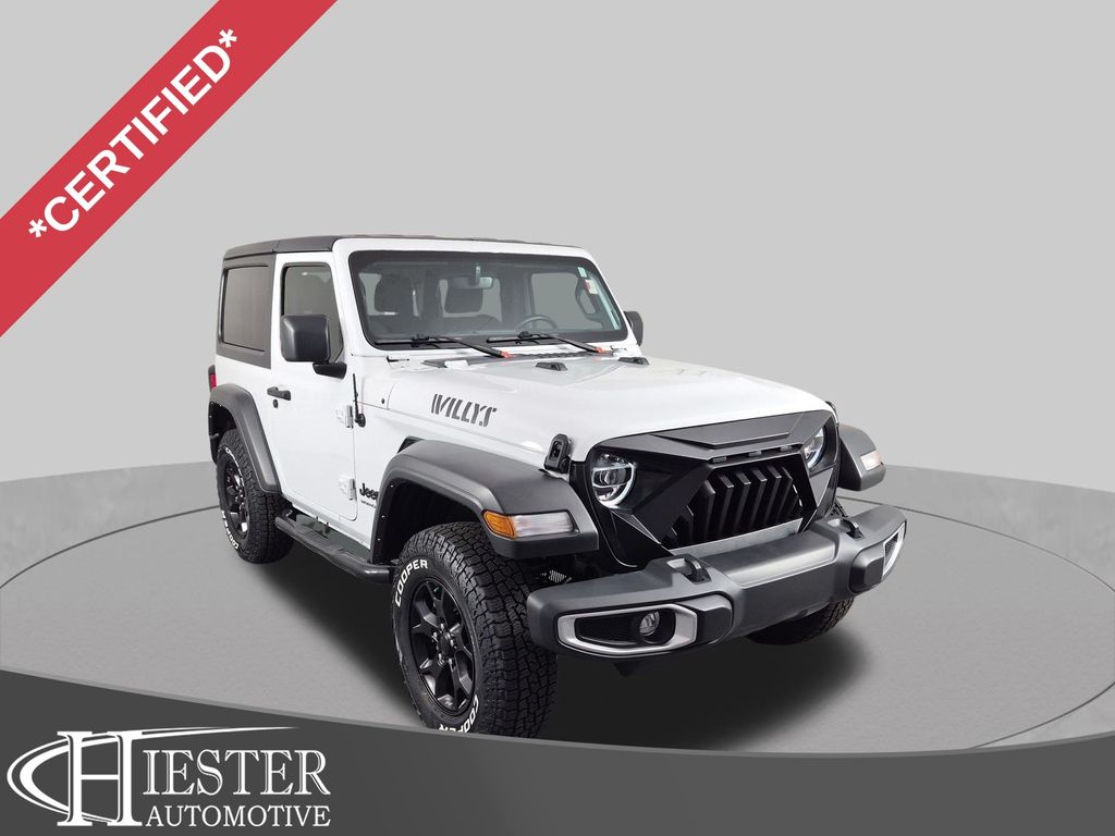 Bright White Clearcoat 2021 Jeep Wrangler SUV / Crossover Four-Wheel Drive 8-Speed Automatic