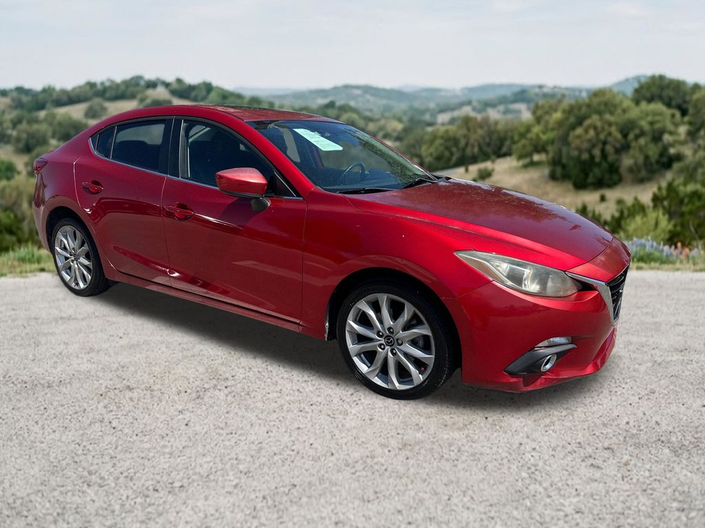 Red Metallic 2016 Mazda MAZDA3 s Touring Sedan Front-Wheel Drive 6-Speed Automatic