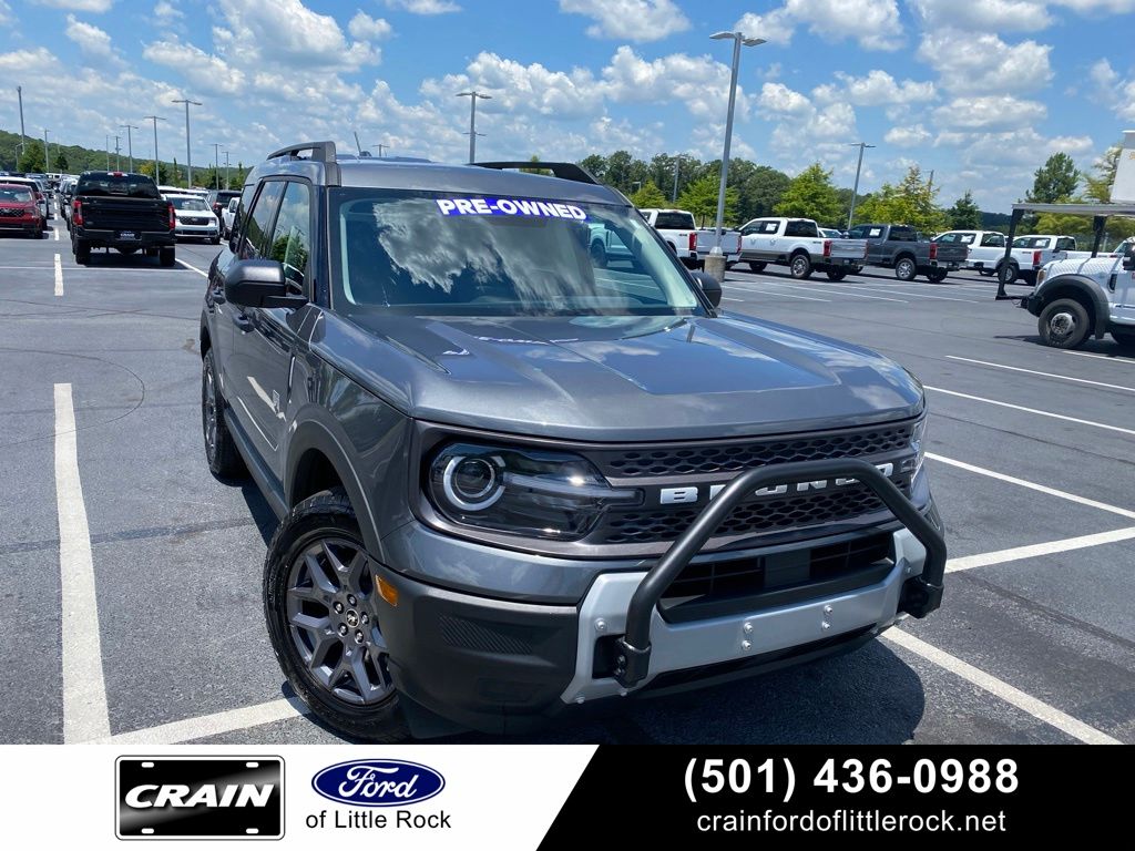 Carbonized Gray Metallic 2025 Ford Bronco Sport SUV / Crossover All-Wheel Drive 8-Speed Automatic