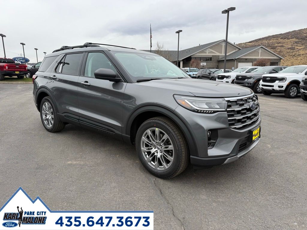 Gray Metallic 2026 Ford Explorer SUV / Crossover All-Wheel Drive Automatic
