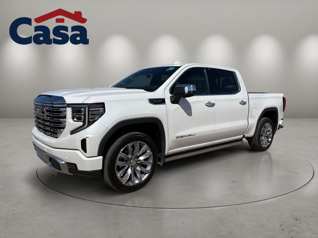 White Frost Tricoat 2024 GMC Sierra 1500 Pickup Truck Four-Wheel Drive Automatic